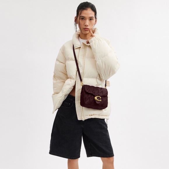 Coach Times Square Tabby Shoulder Bag With Quilting - Picture 6 of 10